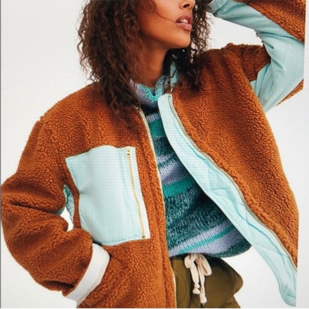 We The Free Rivington Sherpa Jacket Free People - Picture 2 of 7